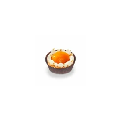 Caissette plissée brune 6,9 x 3 cm (n°1207) - par 1000