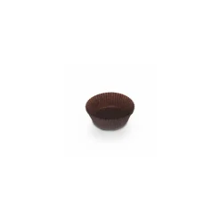 Caissette plissée brune 6 x 2,5 cm (n°1201) - par 1000