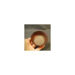 Caissette plissée brune 6 x 2,5 cm (n°1201) - par 1000