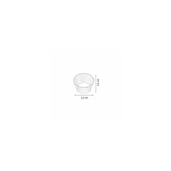 Caissette plissée décor ALIZEE 5,3 x 3,2 cm (n°10BIS) - par 1000