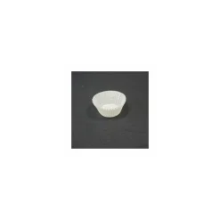 Caissette plissée ronde blanche 4 x 2,5 cm (n°8) - par 1000