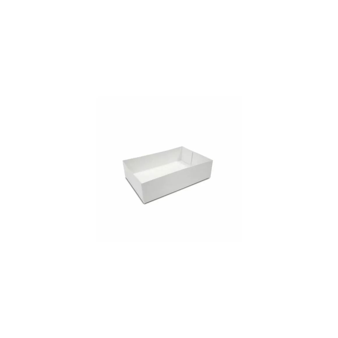 Caissette pâtissière blanche 24 x 15 x 7 cm - par 100