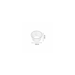 Caissette ronde plissée papier blanc ø 2,5 cm - par 1000