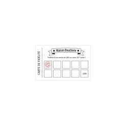 Cartes papier blanches Edikio Flex et Duplex 8,56 x 5,4 cm - par 100