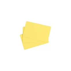 Cartes PVC jaunes Edikio Access Flex et Duplex 8,56 x 5,4 cm - par 100
