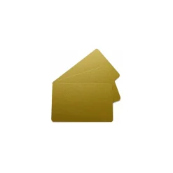 Cartes PVC or Edikio Access Flex et Duplex 8,56 x 5,4 cm - par 100