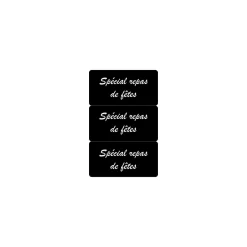 Cartes sécables PVC noires Edikio Access Flex et Duplex 8,56 x 5,4 cm - par 100