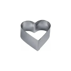 Cercle coeur inox 20 cm