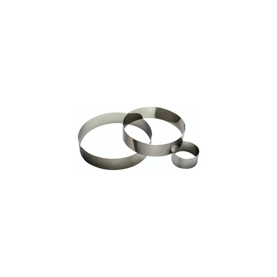 Cercle à mousse inox ø 5 x 4 cm