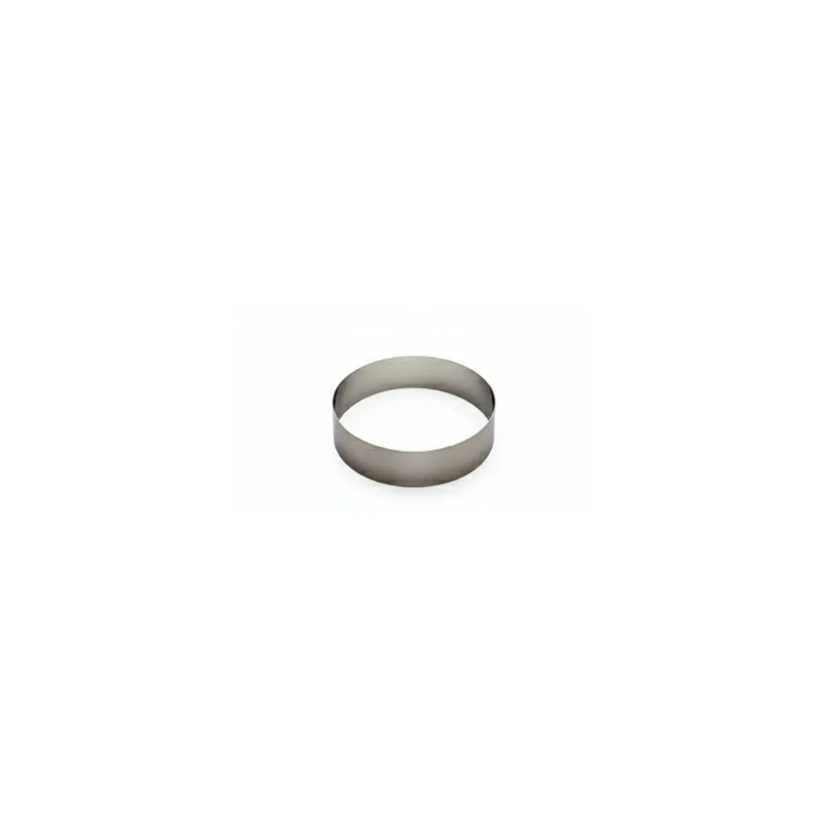 Cercle à mousse inox ø 10 x 4,5 cm