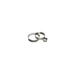 Cercle à mousse inox ø 6,5 x 4 cm
