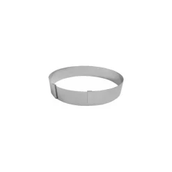 Cercle à pâtisserie extensible inox 18 à 36 cm