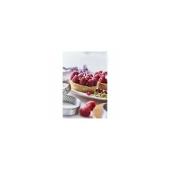 Cercle à tarte inox perforé Ø 8,5 X 2 cm