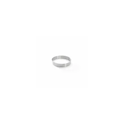Cercle à tarte perforé inox 10,5 x 2 cm