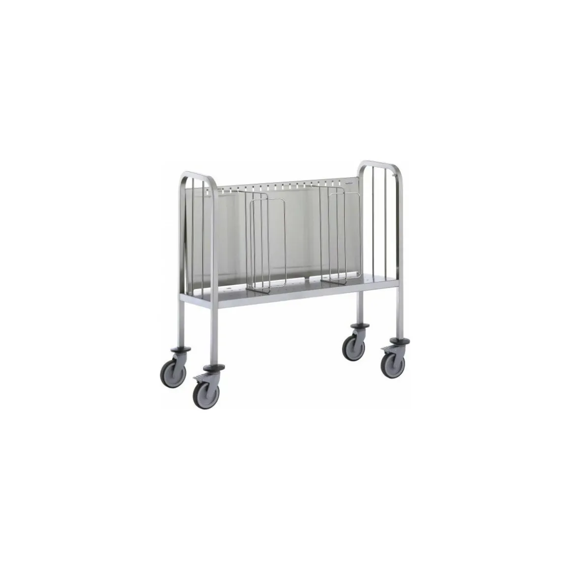 Chariot porte-assiettes réhaussé 200 assiettes