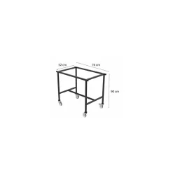 Chariot support AC1 pour rôtissoire RB12NE 72x 52 x 90 cm