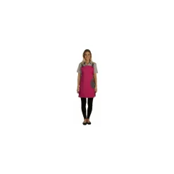 Chasuble polycoton fuchsia / gris 85 cm TU