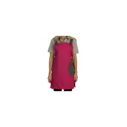 Chasuble polycoton fuchsia / gris 85 cm TU