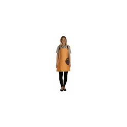 Chasuble polycoton moka / ivoire 85 cm TU