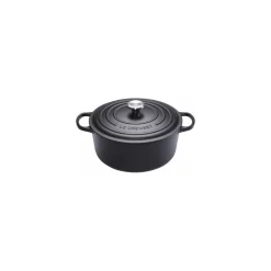 Cocotte fonte signature ronde noire Le Creuset ø 20 cm
