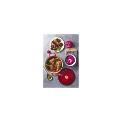 Cocotte fonte signature ronde cerise Le Creuset ø 24 cm
