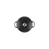 Cocotte fonte signature ronde noire Le Creuset ø 28 cm