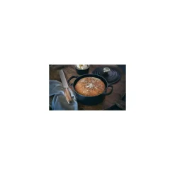 Cocotte fonte signature ronde noire Le Creuset ø 28 cm
