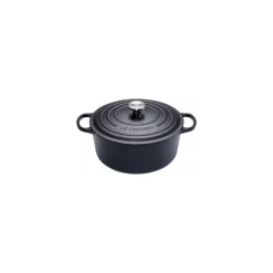 Cocotte fonte signature ronde noire Le Creuset ø 28 cm