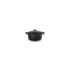 Cocotte fonte signature ronde noire Le Creuset ø 24 cm