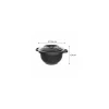 Cocotte plastique micro-ondable noire 55 cl - par 25