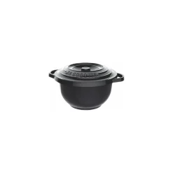 Cocotte plastique micro-ondable noire 55 cl - par 25
