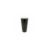 Coffret à frites carton refermable noir 660 ml - par 50