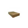 Coffret Marianne en carton kraft brun 34,5 x 24,5 x 7 cm - par 100