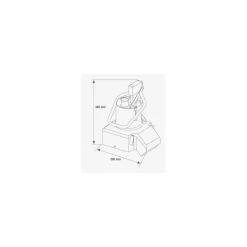Combiné cutter / coupe légumes R752 Vitesse Variable 230V monophasé