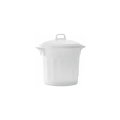 Conteneur fourre-tout blanc 75 L emboîtable sans couvercle