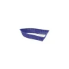Corbeille de présentation en forme bateau bleu PP 58 x 41 x 12 cm