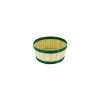 Corbeille ronde bambou bordure verte ø 22 x 10 cm - par 20