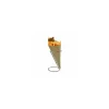 Cornet à frites kraft avec languette pour sauce 250 ml - par 200