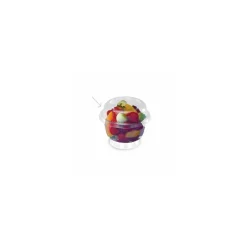 Coupe dessert à pied 200 ml translucide - par 25