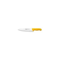 Couteau de cuisine cranté gamme 2900 Arcos jaune 25 cm