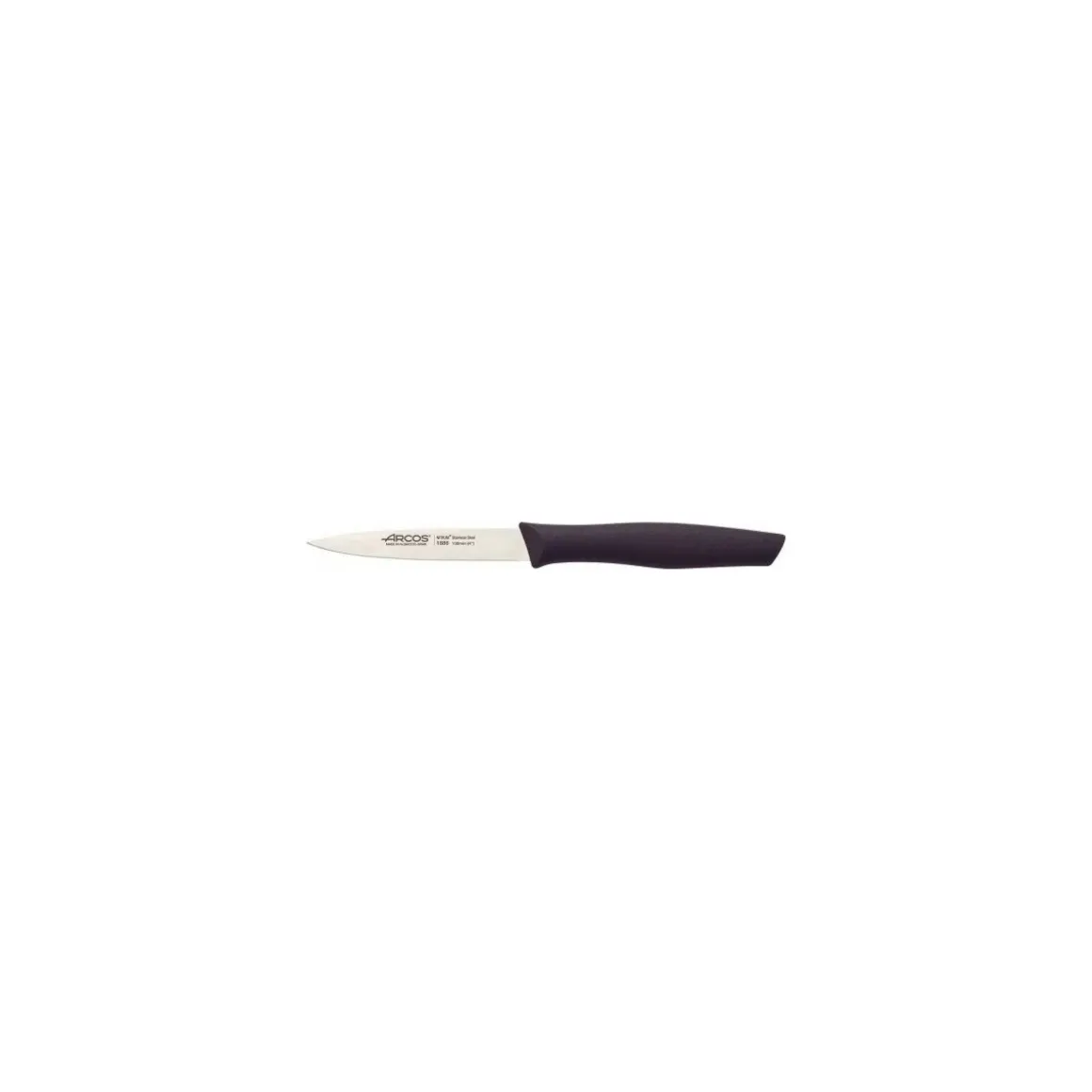 Couteau d'office souple lisse Arcos noir 10 cm