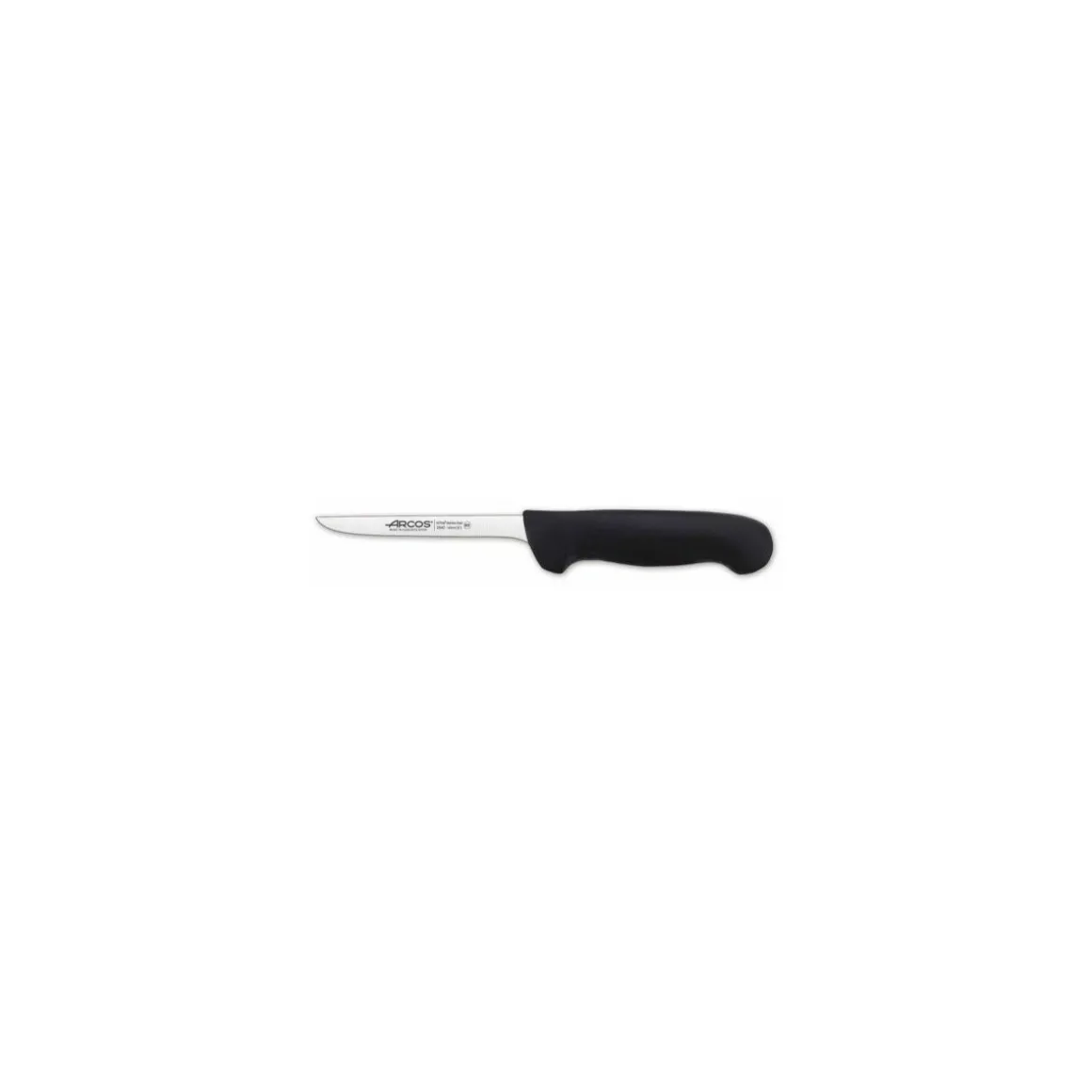 Couteau désosseur lame usée gamme 2900 noir Arcos 14 cm