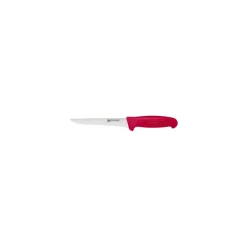 Couteau à saigner rouge 17 cm - par 6