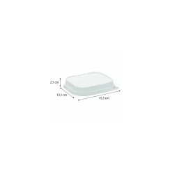 Couvercle APET pour barquette aluminium 57,9 cl - par 75