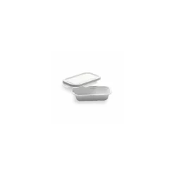 Couvercle bagasse pour barquettes bagasse 500 ml et 650 ml - par 125