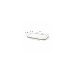 Couvercle bagasse pour barquettes bagasse 850 ml et 1000 ml - par 125