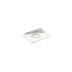 Couvercle inox avec poignée pour bac GN 1/6