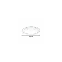 Couvercle PET pour saladier 1,4 L - par 100