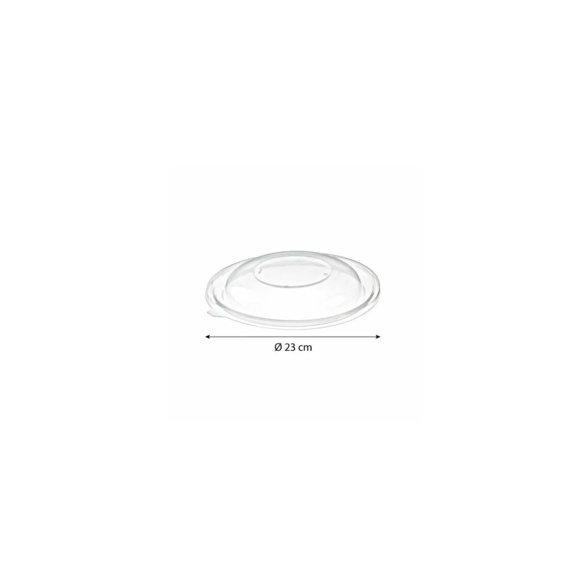 Couvercle PET pour saladier 1,4 L - par 100