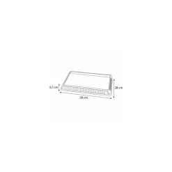 Couvercle PET transparent pour plateau repas 6 compartiments - par 25